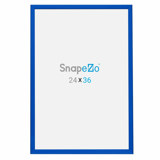 24x36 Blue SnapeZo® Snap Frame - 1.25" Profile - Snap Frames Direct
