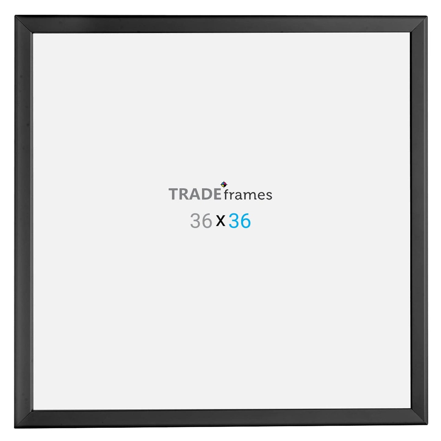 36x36 Black TRADEframe Snap Frame 36x36 - 1.25 inch profile - Snap Frames Direct