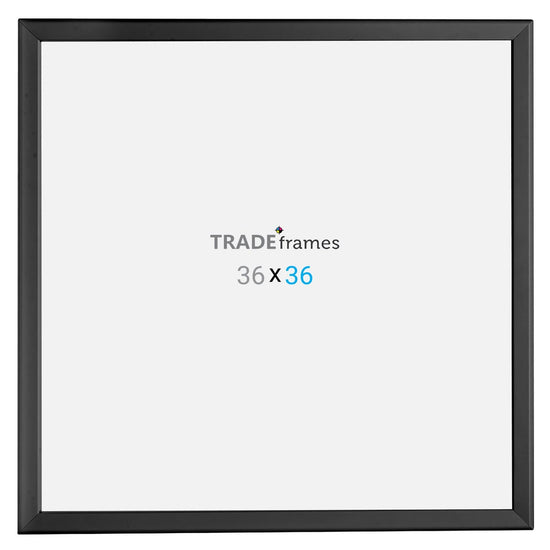 36x36 Black TRADEframe Snap Frame 36x36 - 1.25 inch profile - Snap Frames Direct