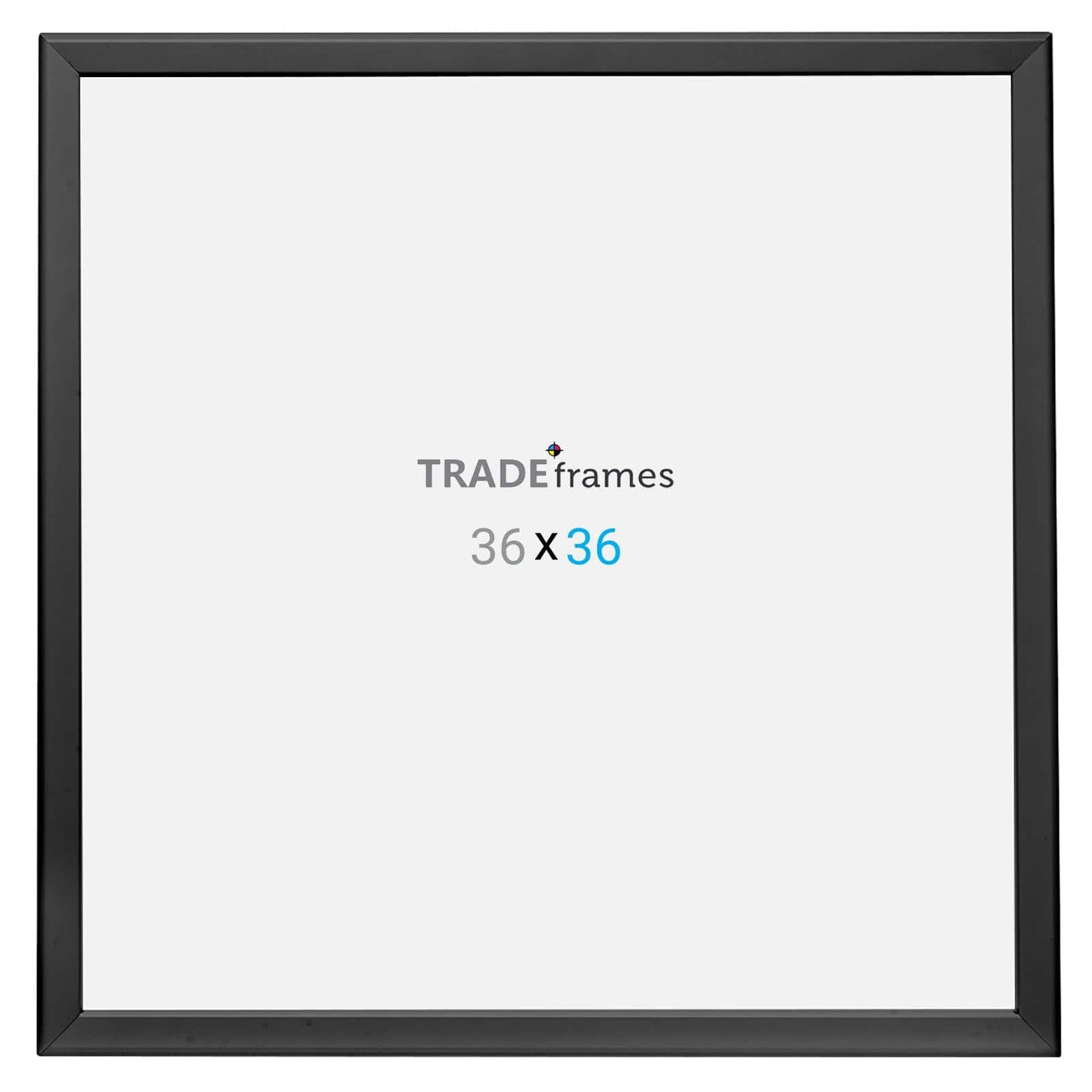 36x36 Black TRADEframe Snap Frame 36x36 - 1.25 inch profile - Snap Frames Direct