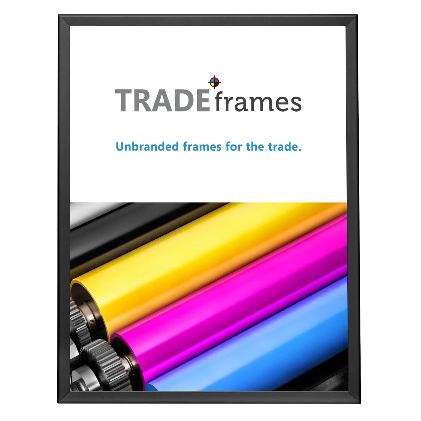 30x40 Black Snap Frame - 1.25" Profile - Snap Frames Direct