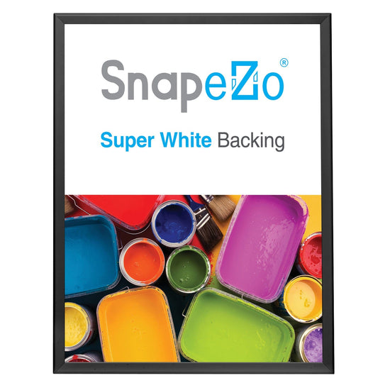 24x30 Black SnapeZo® Poster Snap Frame 1.25" - Snap Frames Direct