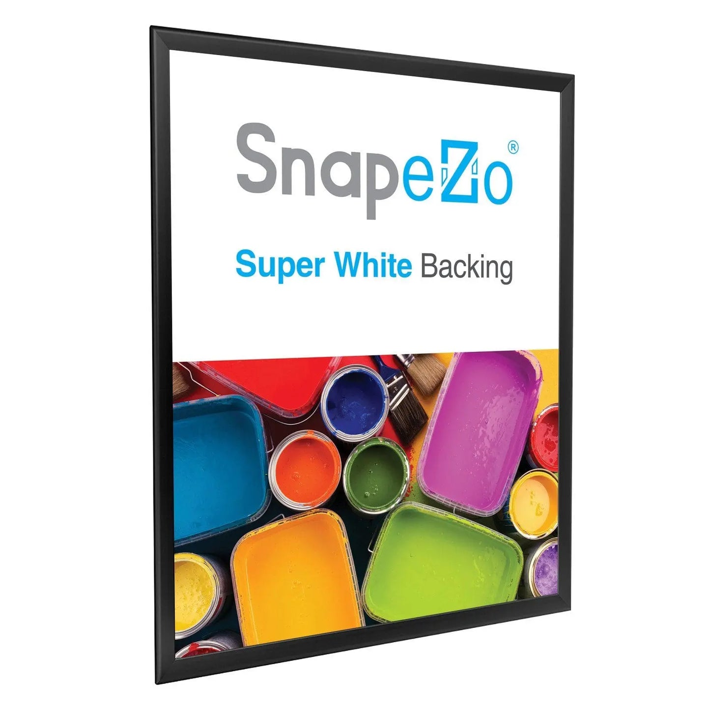 24x30 Black SnapeZo® Double-Sided - 1.25" Profile - Snap Frames Direct