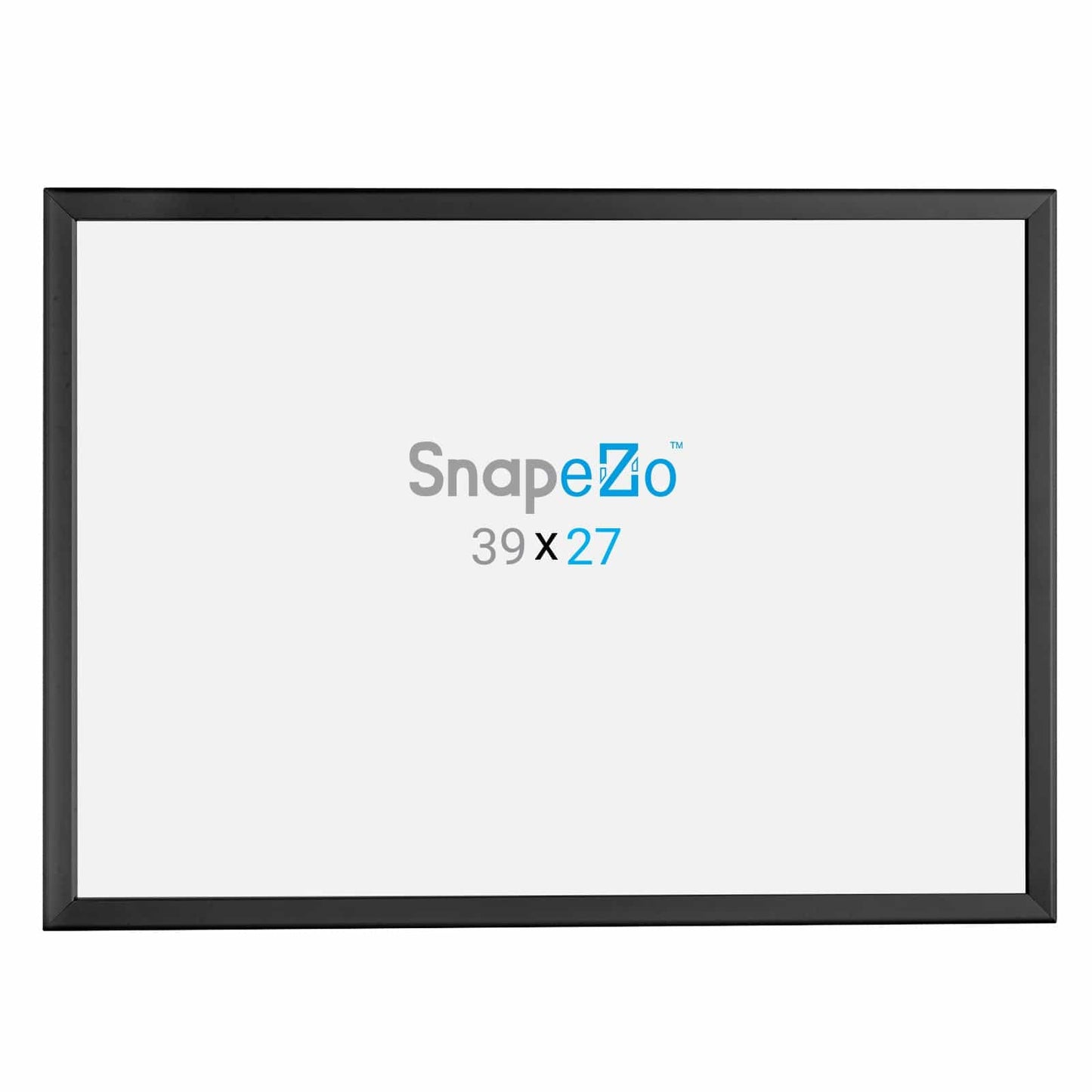 27x39 Black SnapeZo® Poster Snap Frame 1.25" - Snap Frames Direct