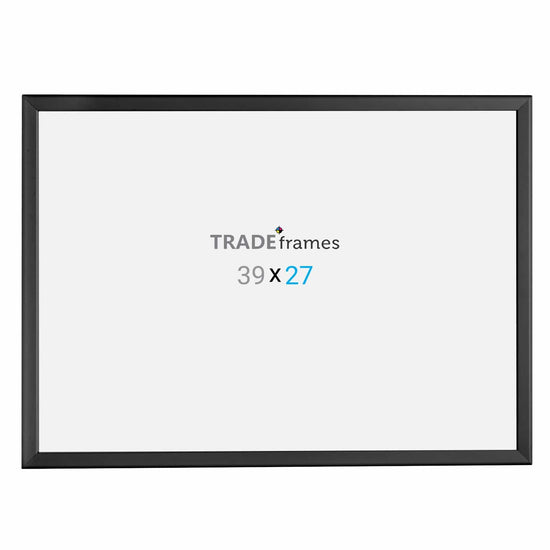 27x39 Black Snap Frame - 1.25" Profile - Snap Frames Direct