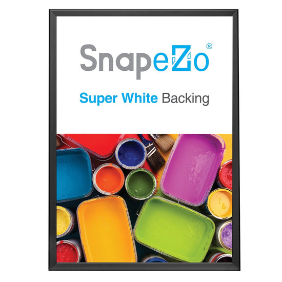 29x40 Black SnapeZo® Poster Snap Frame 1.25" - Snap Frames Direct