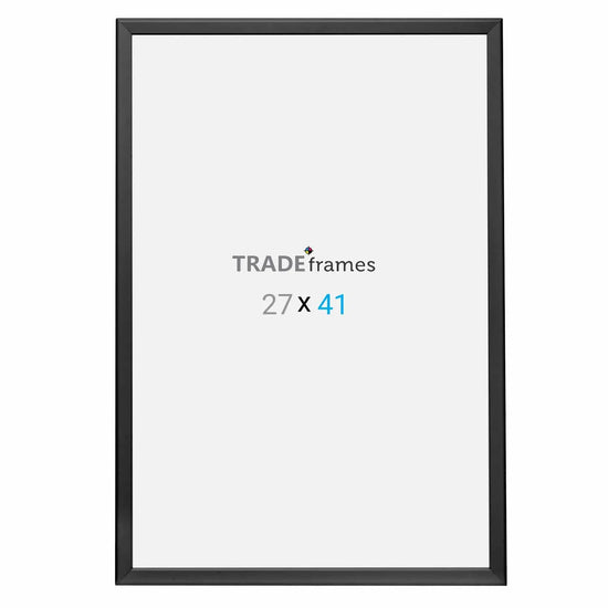 27x41 Inches Black Snap Frame - 1.25" Profile - Snap Frames Direct