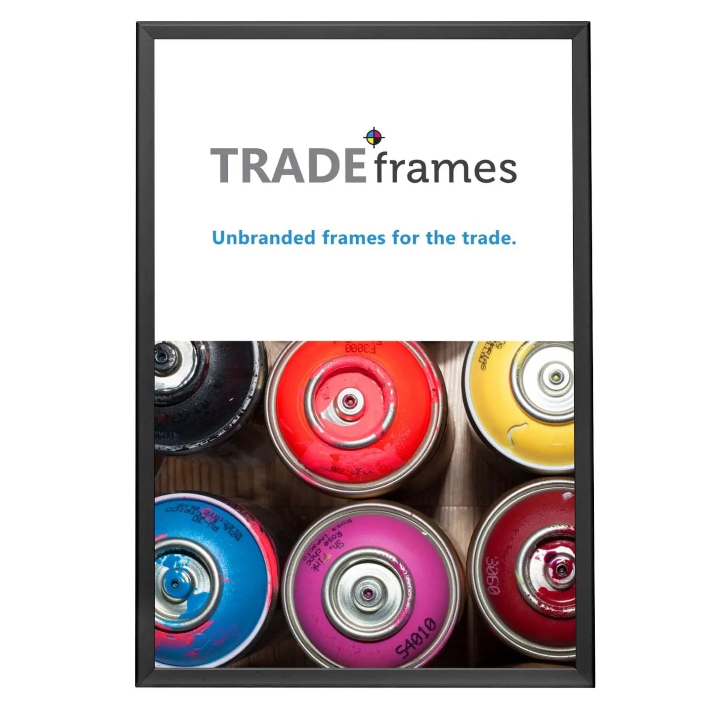 24x36 Inches Black Snap Frame - 1.25" Profile - Snap Frames Direct