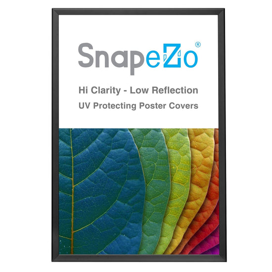 27x41 Black SnapeZo® Poster Snap Frame 1.25" - Snap Frames Direct
