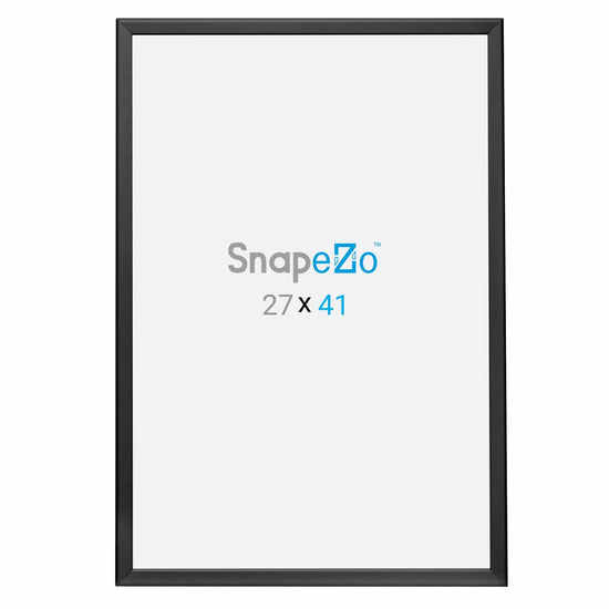 27x41 Black SnapeZo® Poster Snap Frame 1.25" - Snap Frames Direct