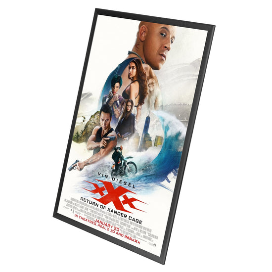 10 Case Pack of Black 24x36 Movie Poster Frame - 1.25" Profile