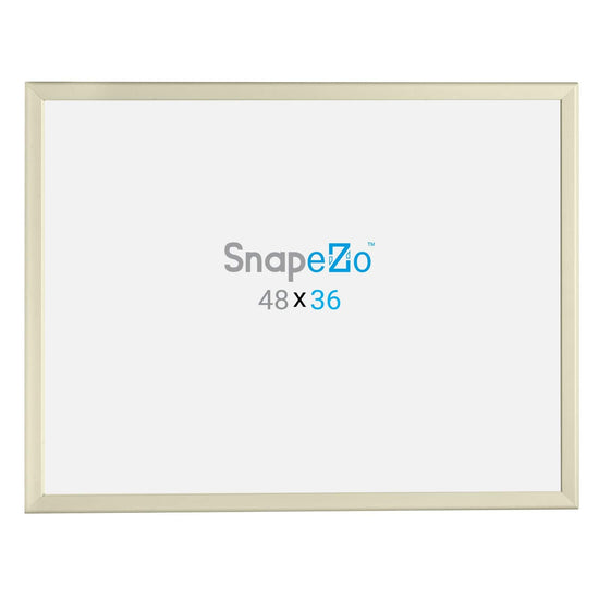 36x48 Inches Cream SnapeZo® Snap Frame - 1.25" profile - Snap Frames Direct