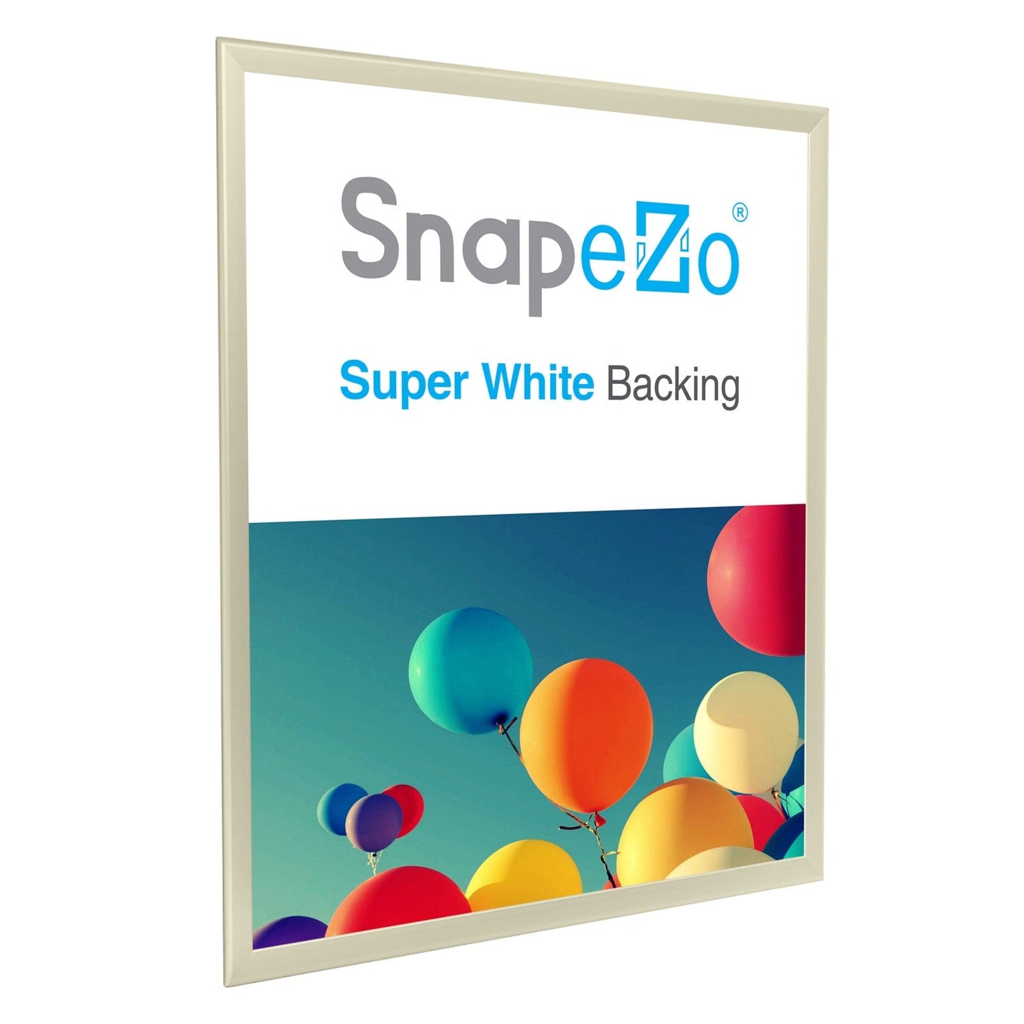 36x48 Inches Cream SnapeZo® Snap Frame - 1.25" profile - Snap Frames Direct