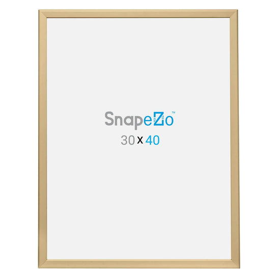 30x40 Gold SnapeZo® Snap Frame - 1.25" Profile - Snap Frames Direct