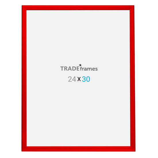 24x30  TRADEframe Red Snap Frame 24x30 - 1.25 inch profile - Snap Frames Direct
