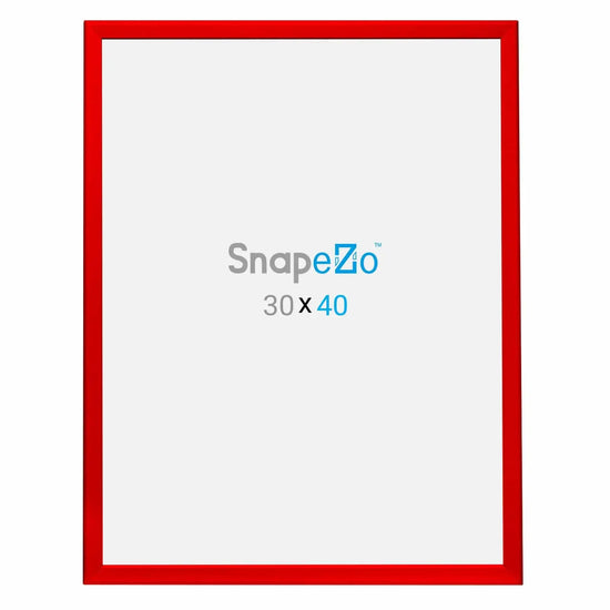 30x40 Red SnapeZo® Snap Frame - 1.25" Profile - Snap Frames Direct
