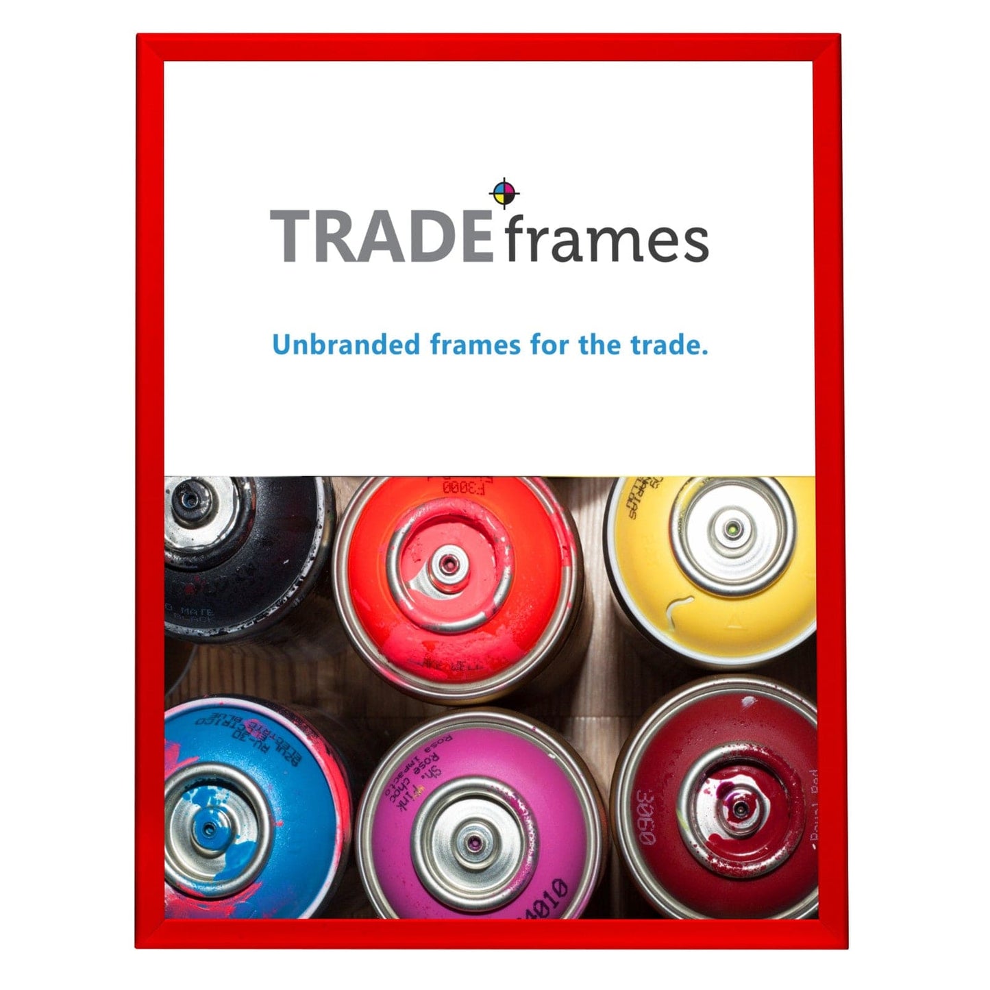 24x30  TRADEframe Red Snap Frame 24x30 - 1.25 inch profile - Snap Frames Direct