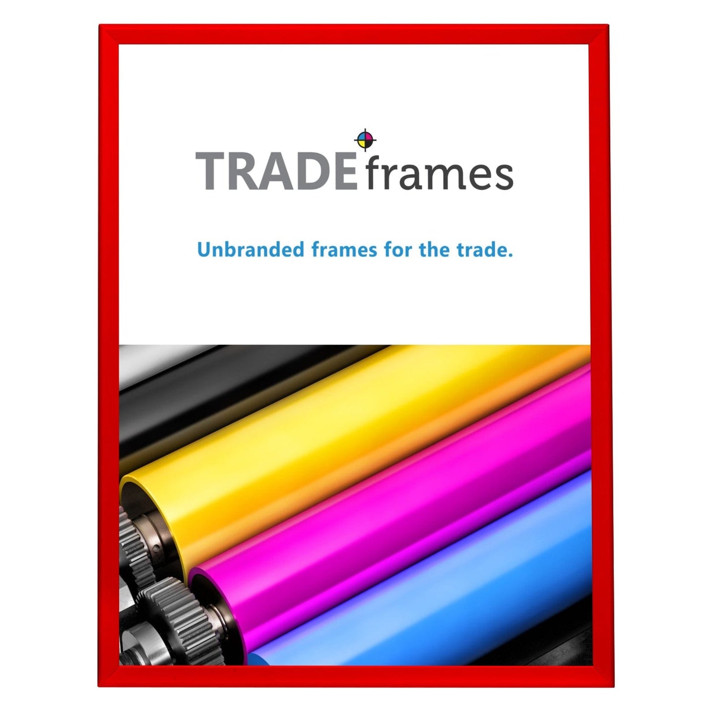 30x40  TRADEframe Red Snap Frame 30x40 - 1.25 inch profile - Snap Frames Direct