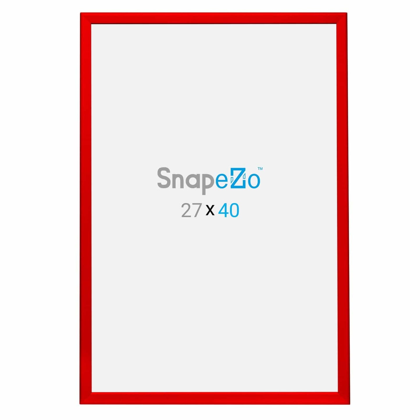 27x40 Red SnapeZo® Poster Snap Frame 1.25" - Snap Frames Direct
