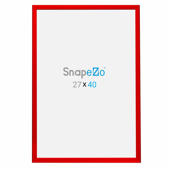 27x40 Red SnapeZo® Poster Snap Frame 1.25" - Snap Frames Direct