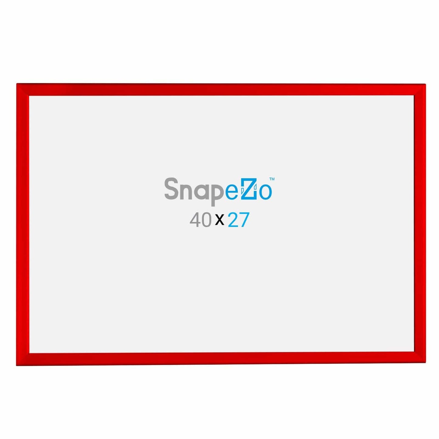 27x40 Red SnapeZo® Poster Snap Frame 1.25" - Snap Frames Direct