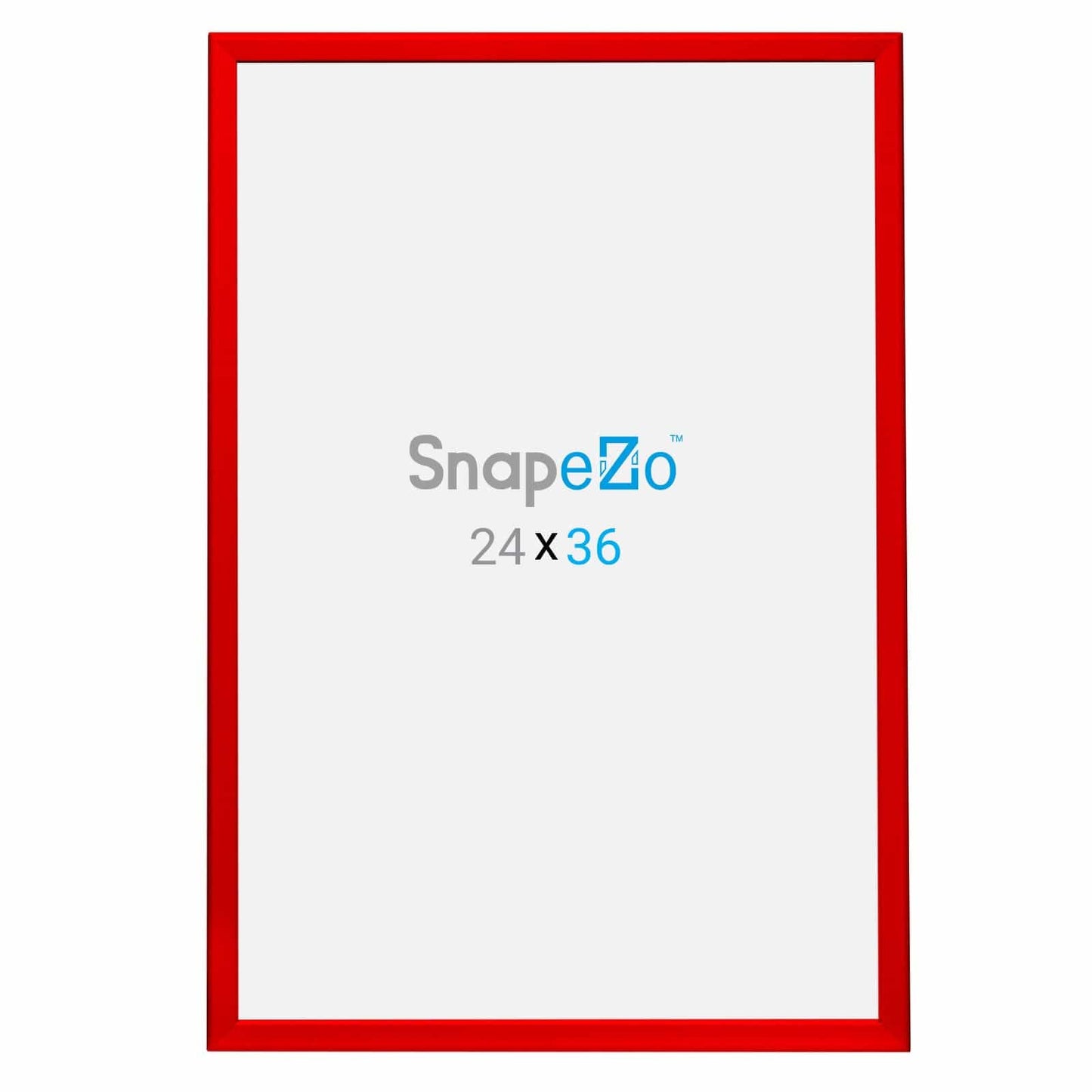 24x36 Red SnapeZo® Poster Snap Frame 1.25" - Snap Frames Direct