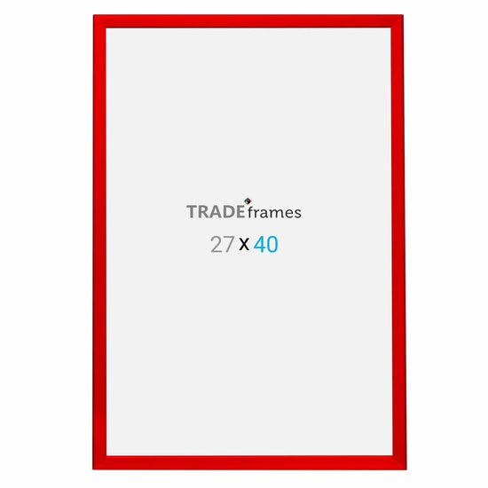 27x40 Red Snap Frame - 1.25" Profile - Snap Frames Direct