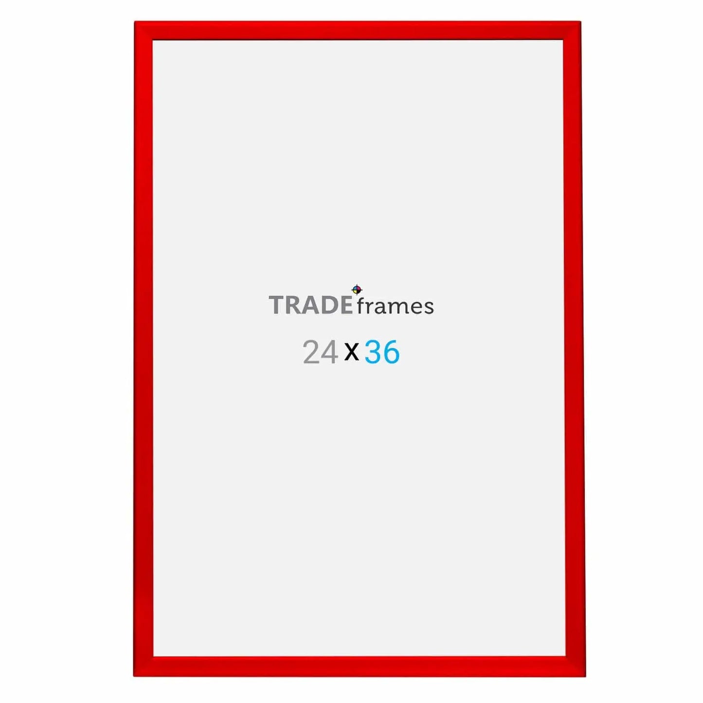 24x36 Inches Red Snap Frame - 1.25" Profile - Snap Frames Direct