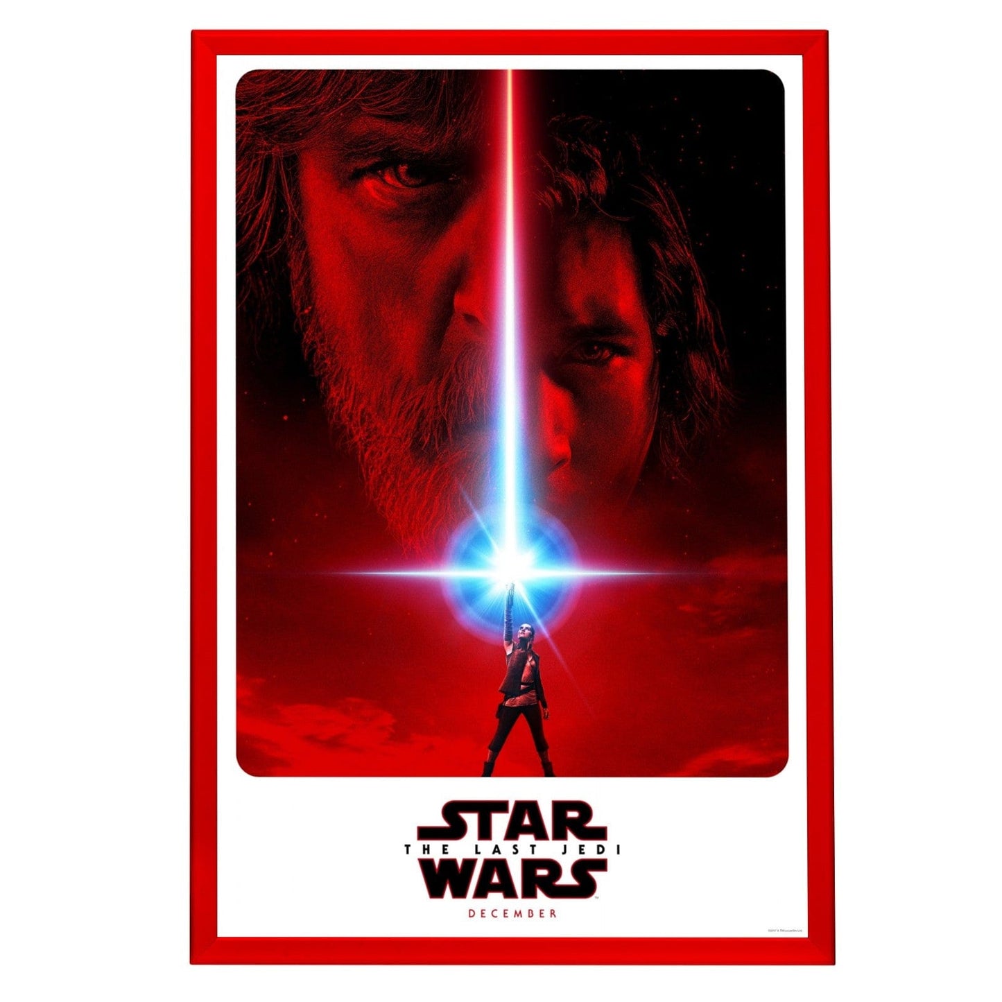27x40 Red SnapeZo® Poster Snap Frame 1.25" - Snap Frames Direct