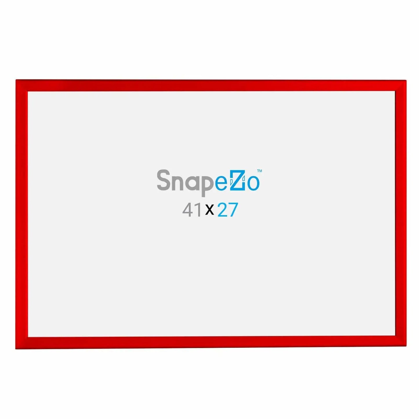 27x41 Red SnapeZo® Snap Frame - 1.25" Profile - Snap Frames Direct