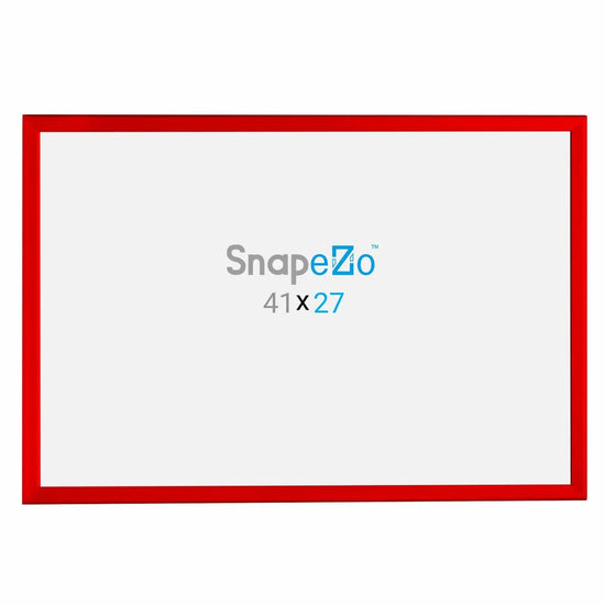 27x41 Red SnapeZo® Snap Frame - 1.25" Profile - Snap Frames Direct