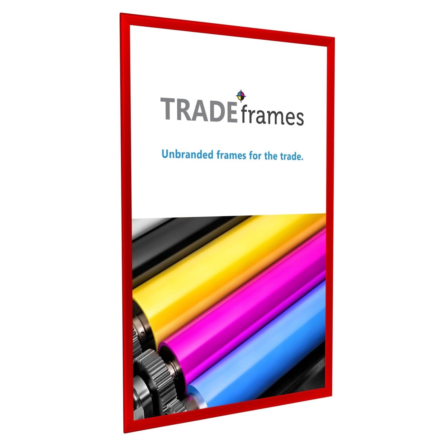 27x41  TRADEframe Red Snap Frame 27x41 - 1.25 inch profile - Snap Frames Direct