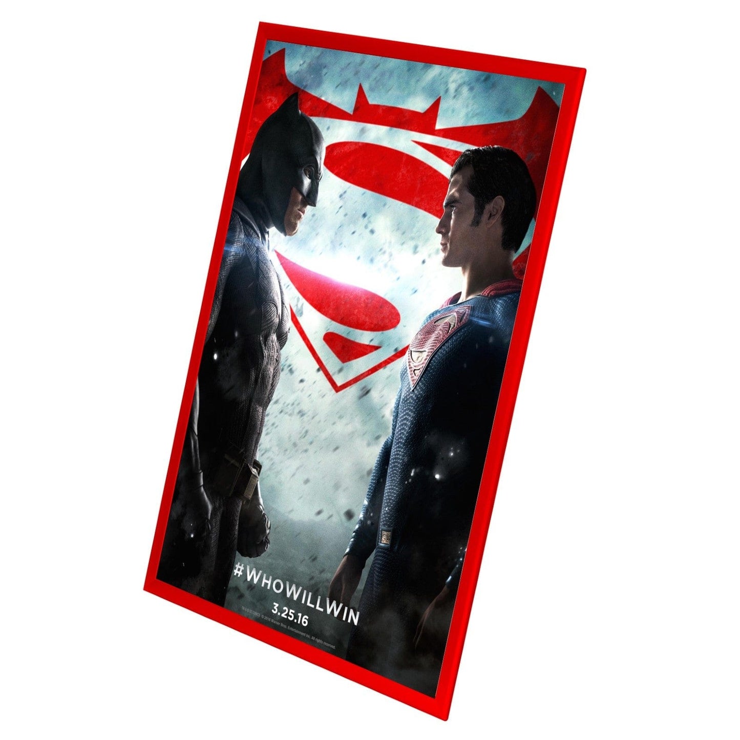 27x40 Red SnapeZo® Poster Snap Frame 1.25" - Snap Frames Direct