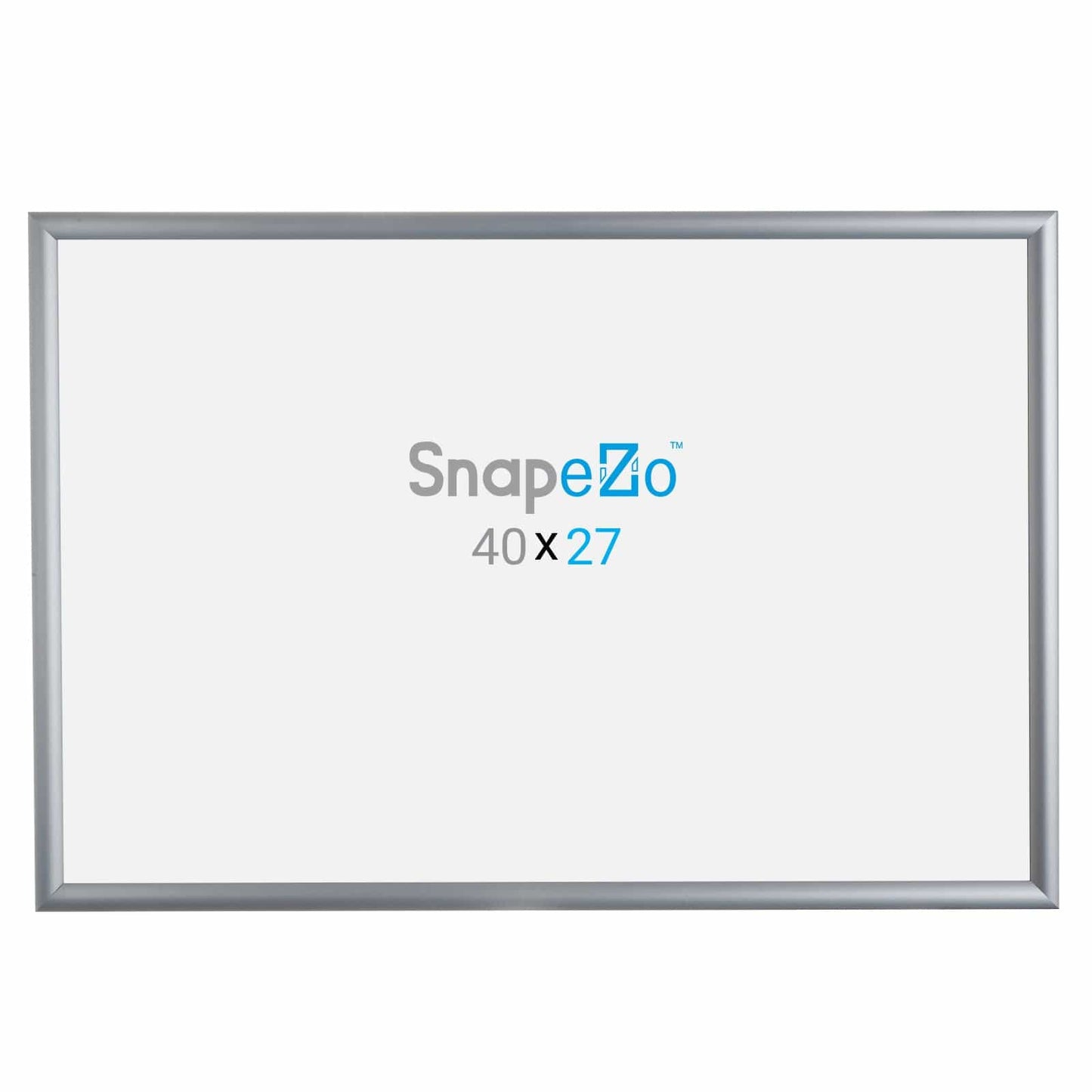 27x40 Silver SnapeZo® Snap Frame - 1.2" Profile - Snap Frames Direct