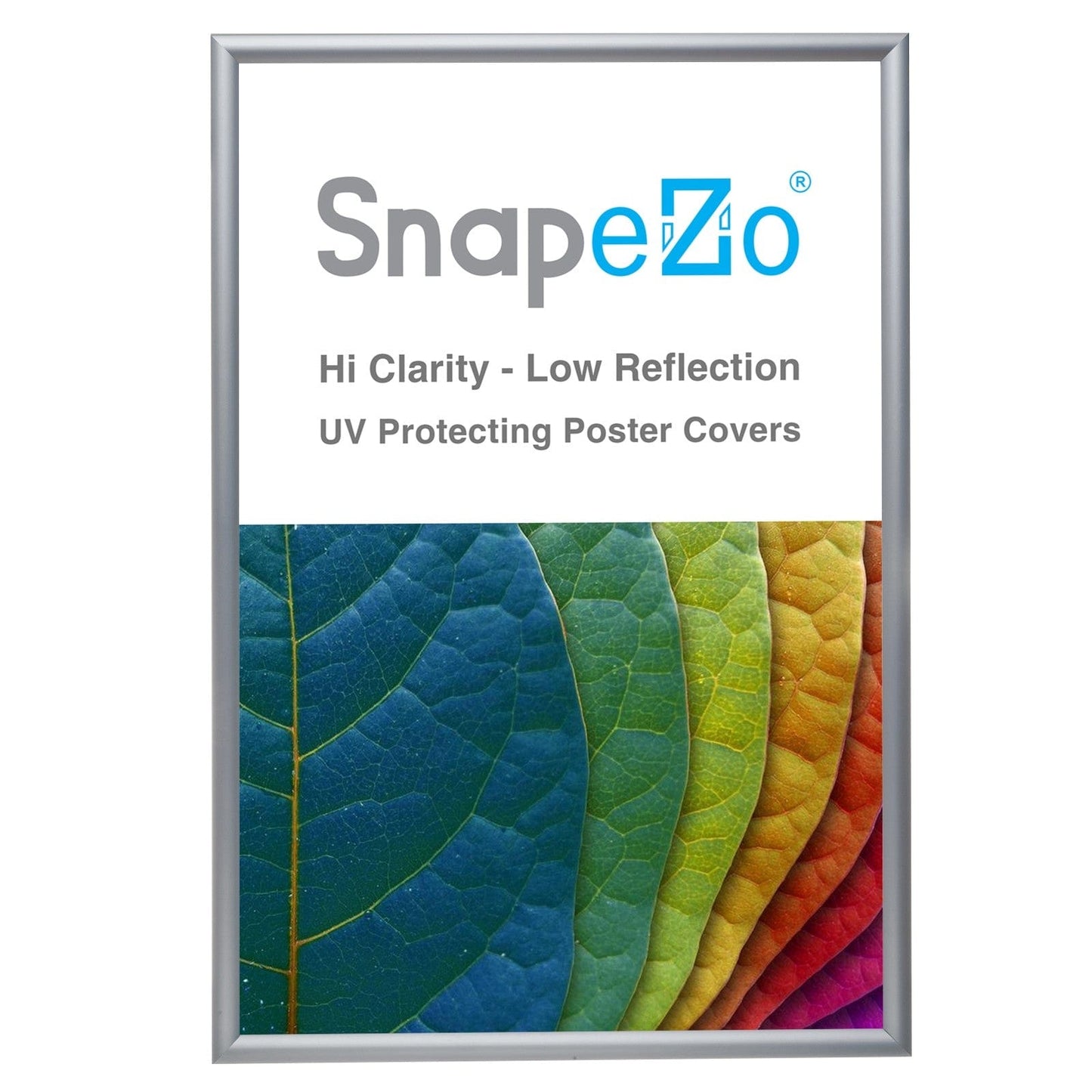 27x40 Silver SnapeZo® Snap Frame - 1.2" Profile - Snap Frames Direct