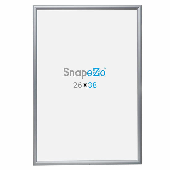26x38 Silver SnapeZo® Snap Frame - 1.2" Profile - Snap Frames Direct