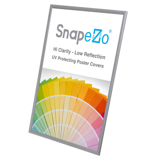 26x39 Silver SnapeZo® Snap Frame - 1.2" Profile - Snap Frames Direct