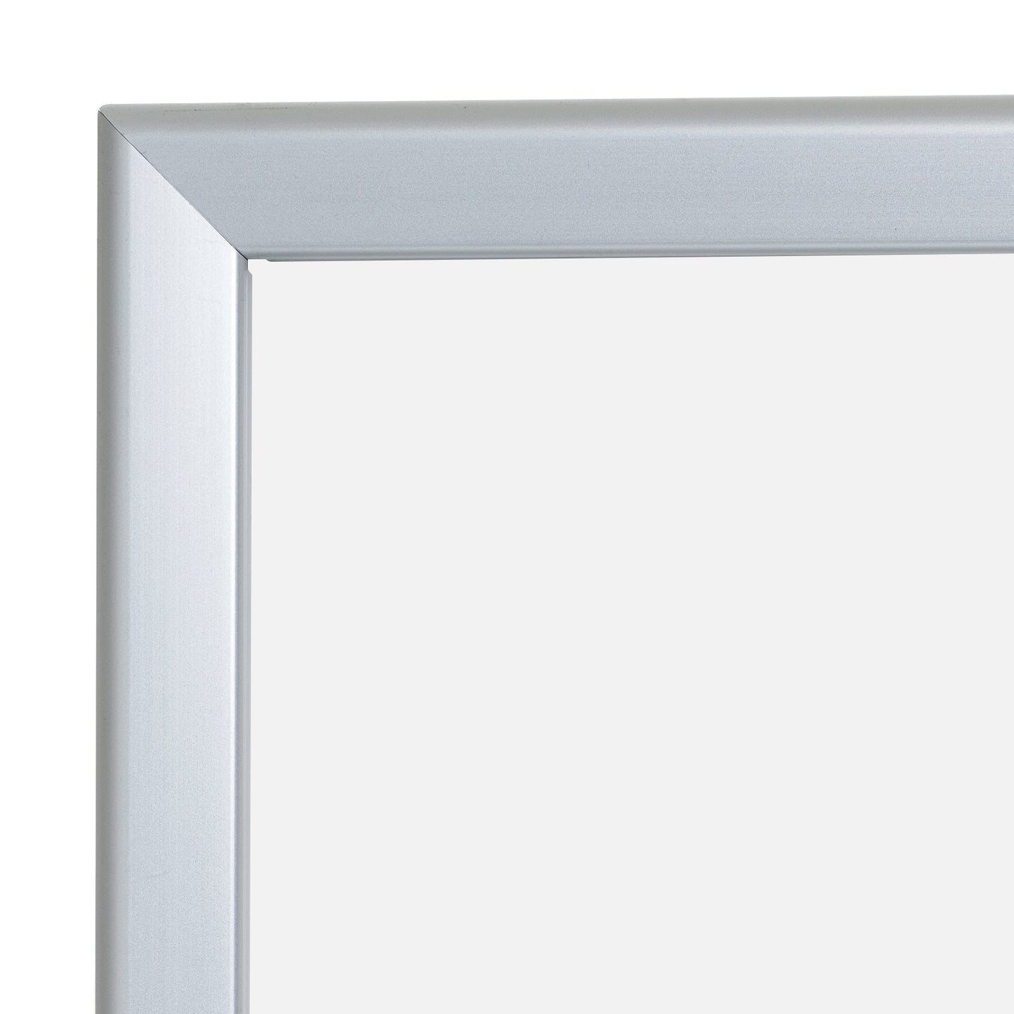 24x36 Silver SnapeZo® Poster Snap Frame 1.25" - Snap Frames Direct
