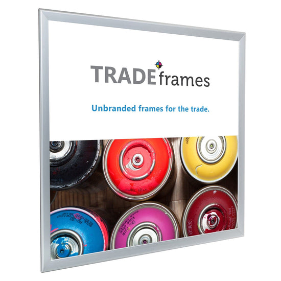 36x36  TRADEframe Silver Snap Frame 36x36 - 1.25 inch profile - Snap Frames Direct