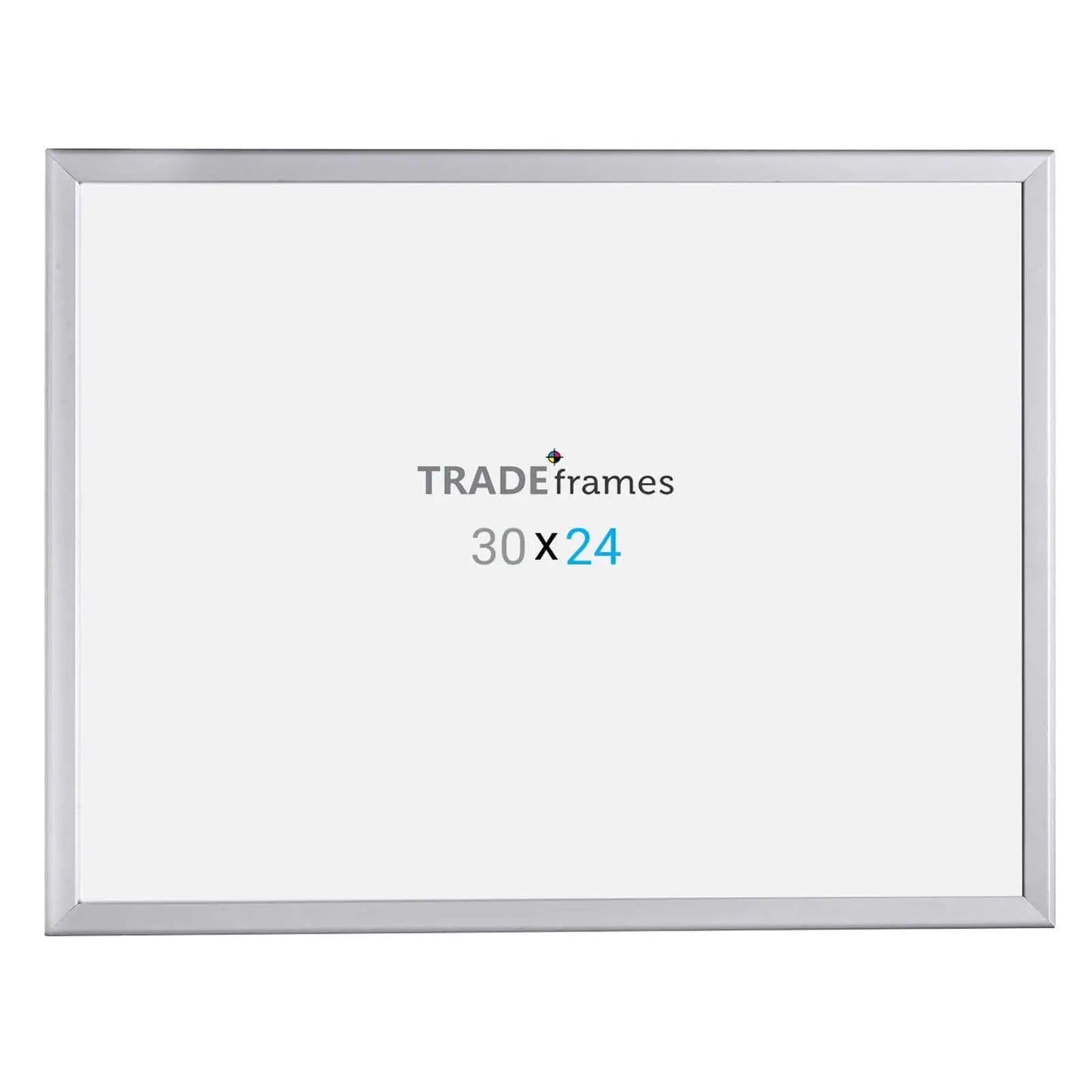 24x30 Silver Snap Frame - 1.25" Profile - Snap Frames Direct