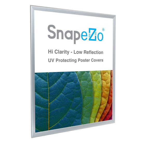 44x65 Silver SnapeZo® Self-Assembly Snap Frame - 1.25" Profile - Snap Frames Direct