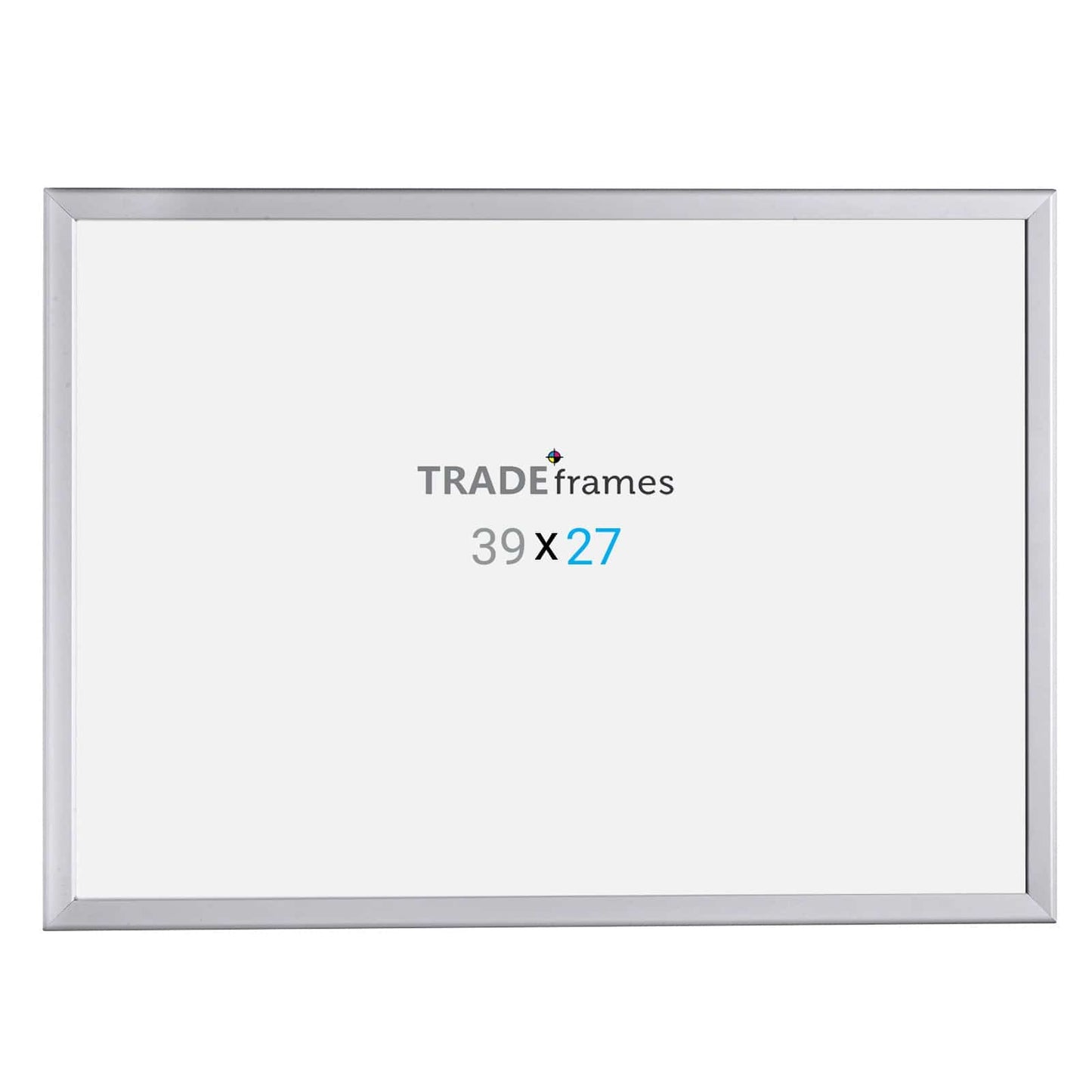 27x39 Silver Snap Frame - 1.25" Profile - Snap Frames Direct