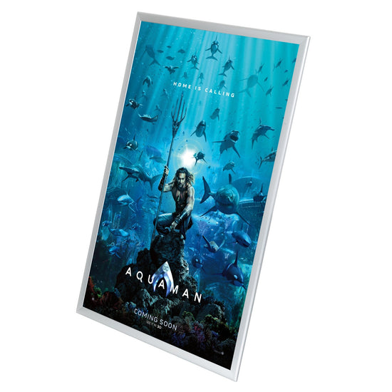 3 Case Pack of Silver 27x40 Movie Poster Frame - 1.25" Profile