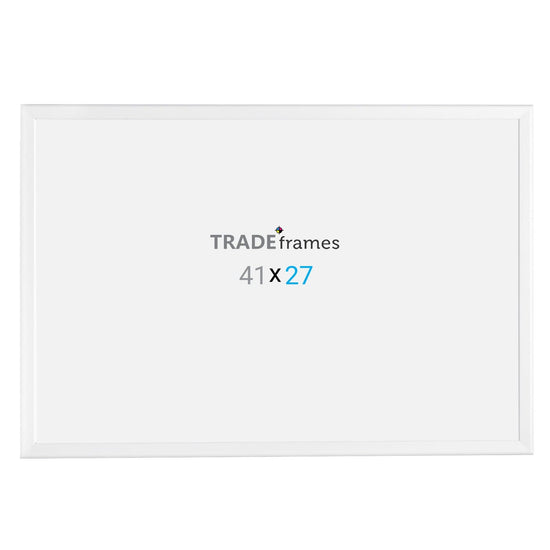 27x41 TRADEframe White Snap Frame 27x41 - 1.25 inch profile - Snap Frames Direct