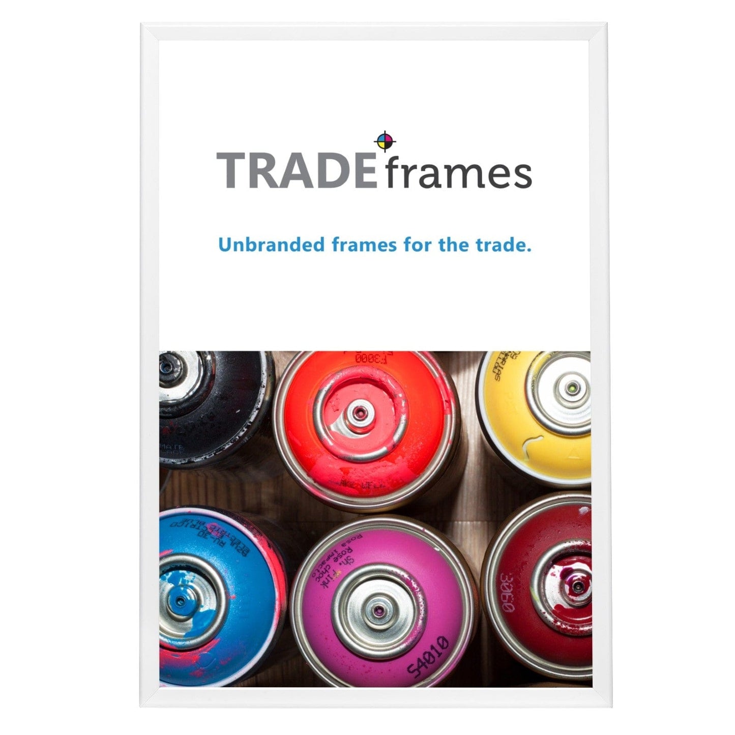 27x41 TRADEframe White Snap Frame 27x41 - 1.25 inch profile - Snap Frames Direct