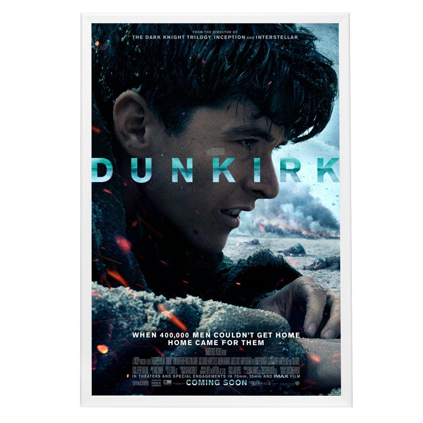 24x36 White SnapeZo® Poster Snap Frame 1.25" - Snap Frames Direct