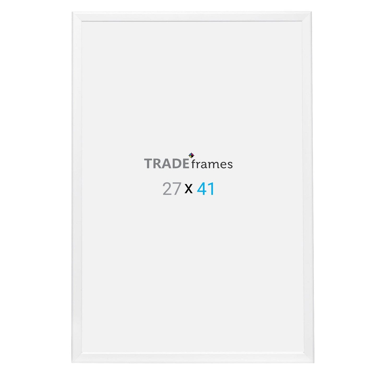 27x41 TRADEframe White Snap Frame 27x41 - 1.25 inch profile - Snap Frames Direct