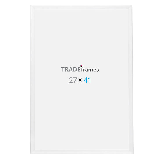 27x41 TRADEframe White Snap Frame 27x41 - 1.25 inch profile - Snap Frames Direct