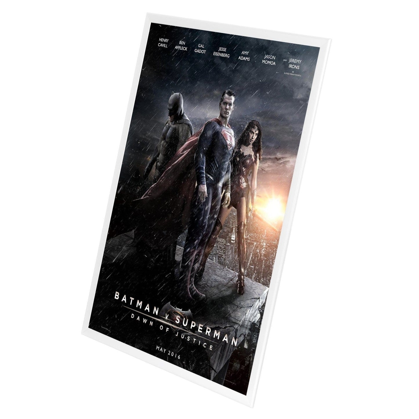 24x36 White SnapeZo® Poster Snap Frame 1.25" - Snap Frames Direct