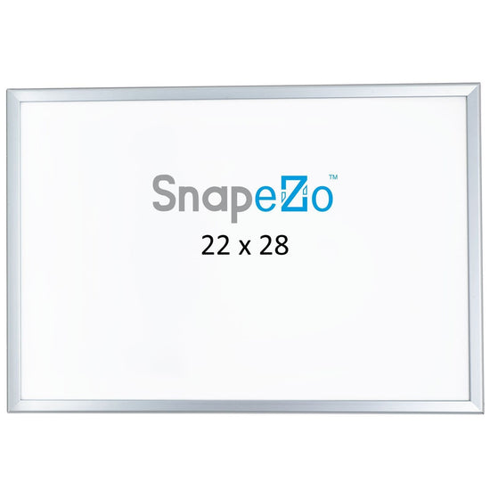 Silver SnapeZo® discontinued 22x28 - 1.8" Profile - Snap Frames Direct